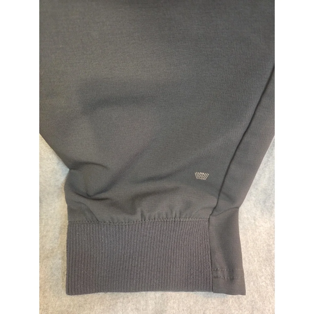 Mack Weldon Pants‎ Mens L Black Jogger Performance Stretch Elastic Waist Logo